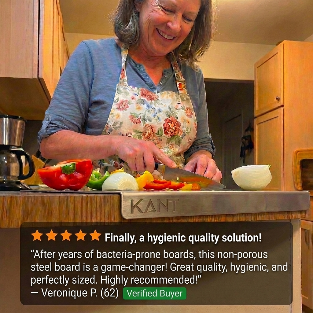 The KANT™ Stainless Steel Chopping Board